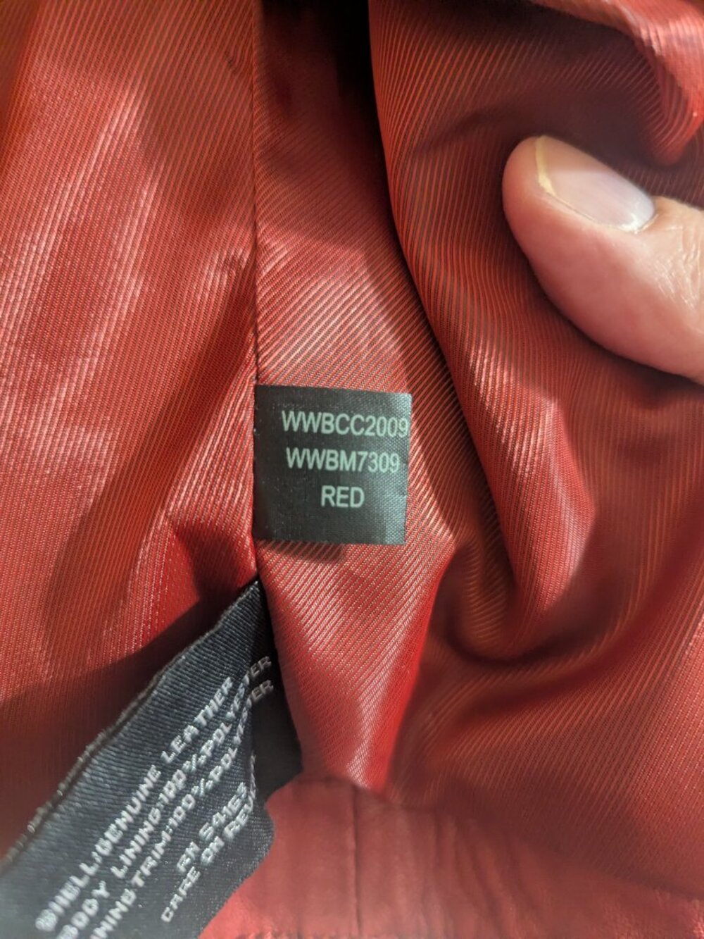 Black Rivet Women Size M Red Leather Jacket - Picture 6 of 13